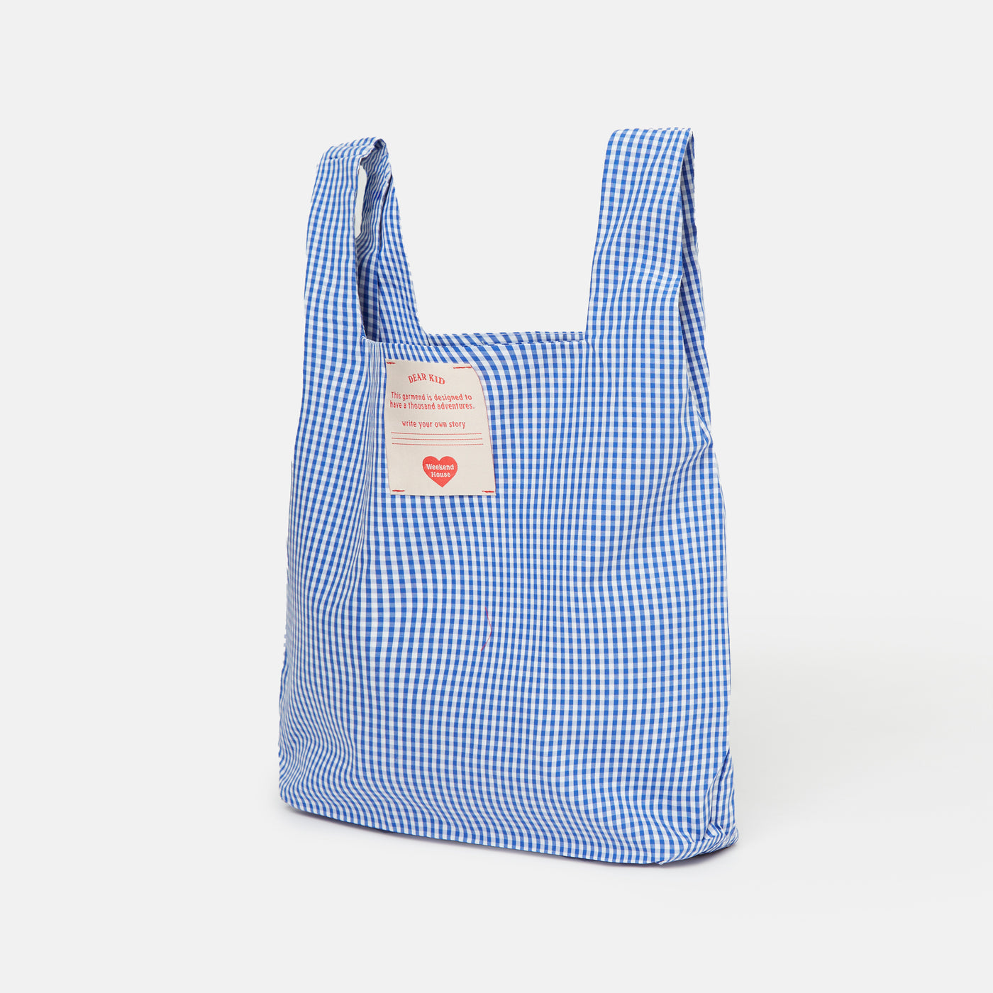 Weekend House Kids Blue checks bag