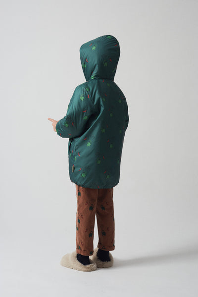 Weekend House Kids Elephant all over padded jacket