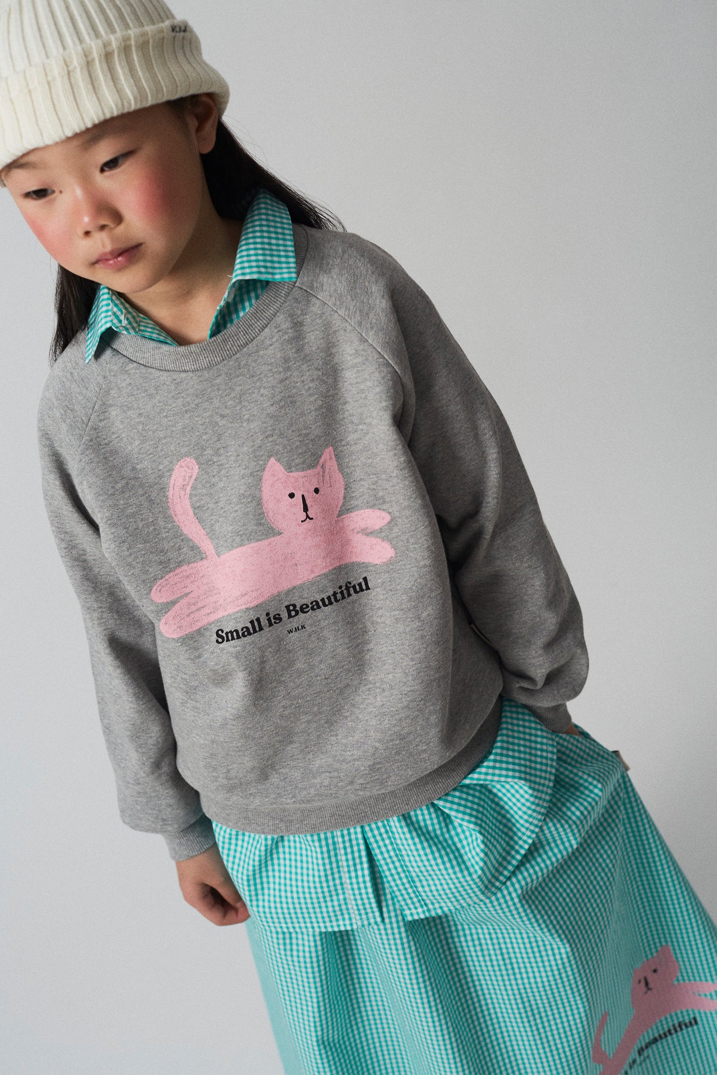 Weekend House Kids Cat Sweatshirt