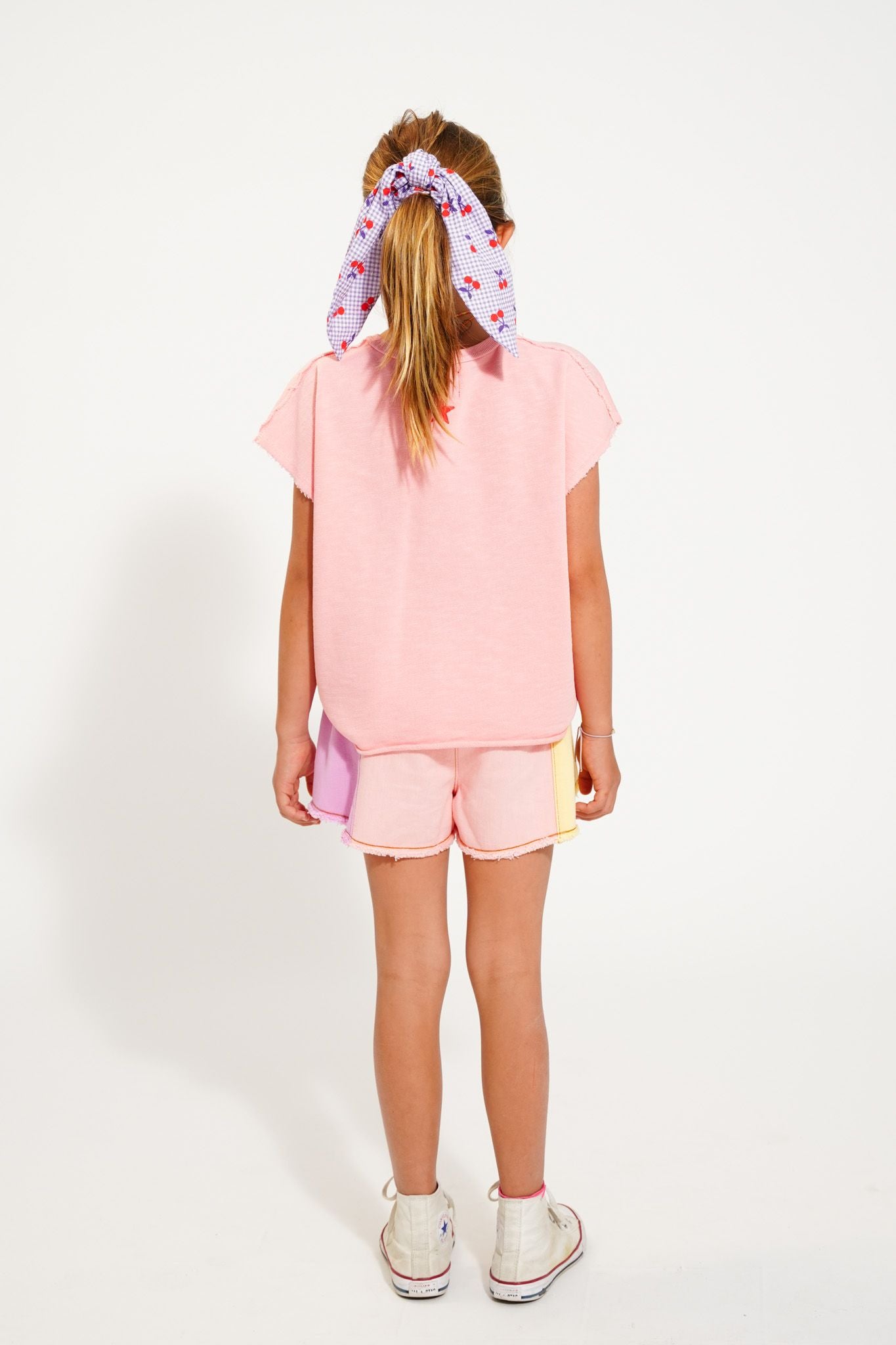 sleeveless t´shirt | pink w/ "camp tapawingo" print