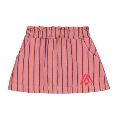 Mini skirt vertical stripes