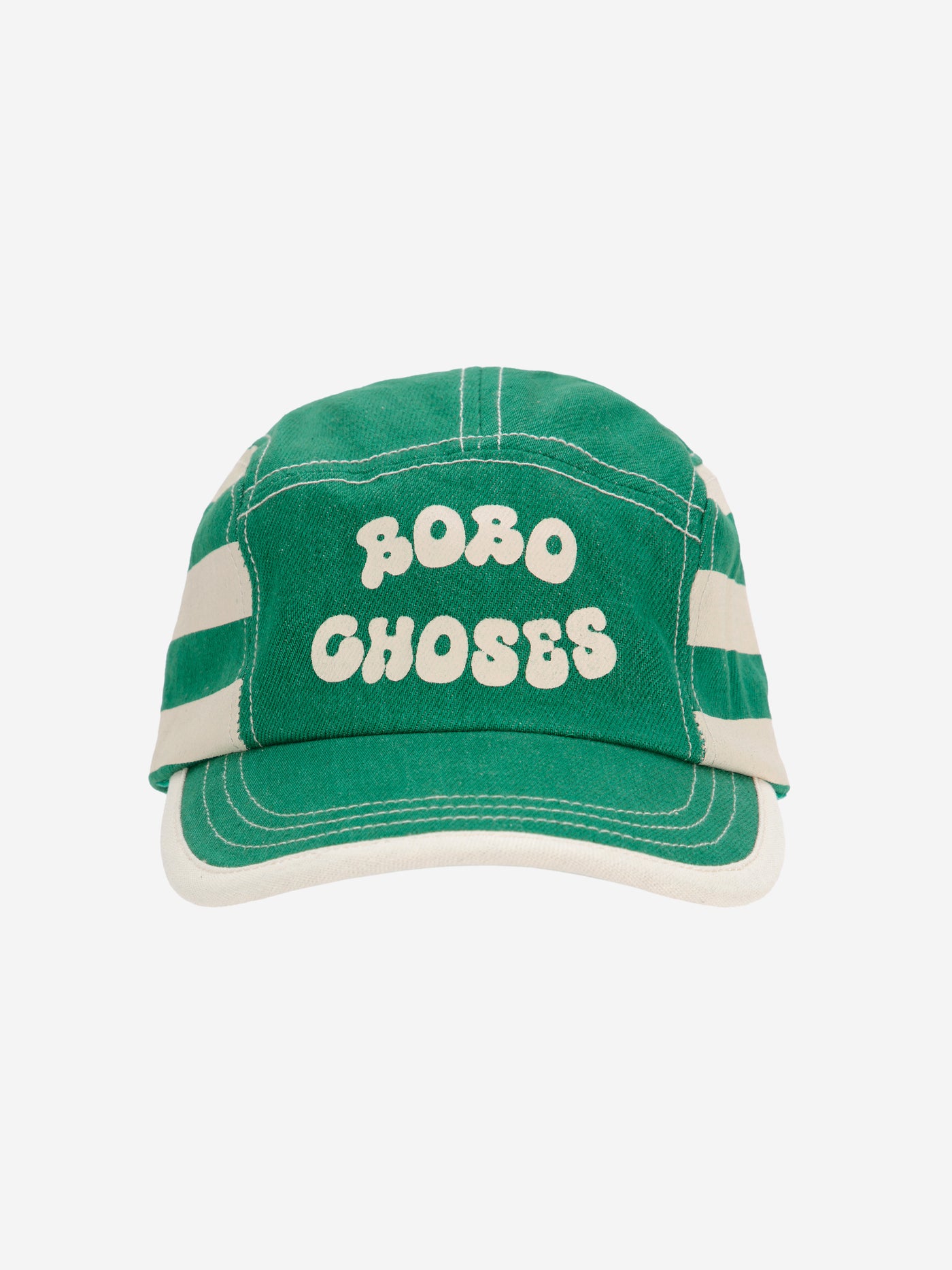 Bobo Choses Green Stripes cap