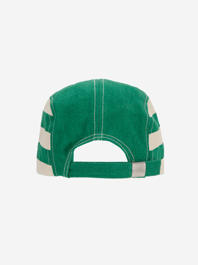 Bobo Choses Green Stripes cap