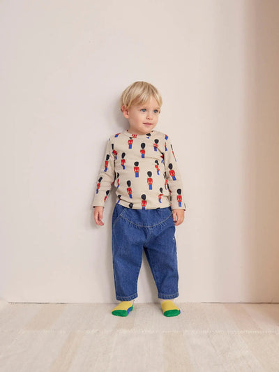 BoBo Choses Baby Beneath The Moon denim baggy pants