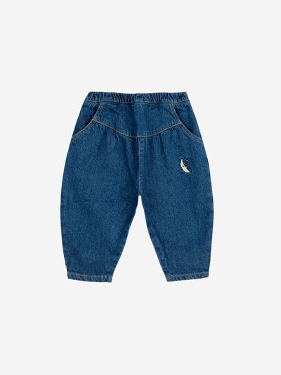 BoBo Choses Baby Beneath The Moon denim baggy pants