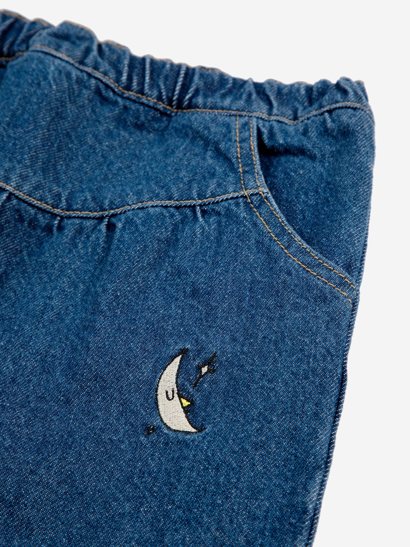 BoBo Choses Baby Beneath The Moon denim baggy pants