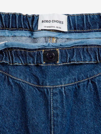 BoBo Choses Baby Beneath The Moon denim baggy pants