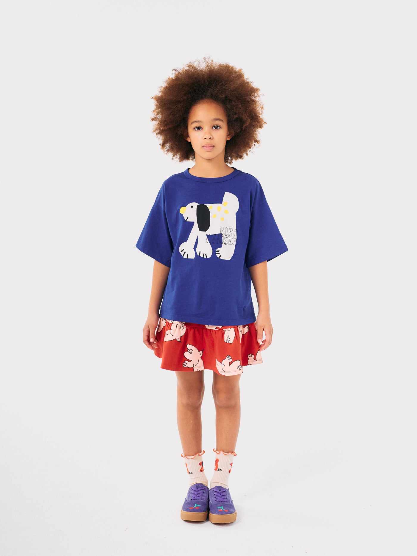 Bobo Choses Freedom Bird all over skirt