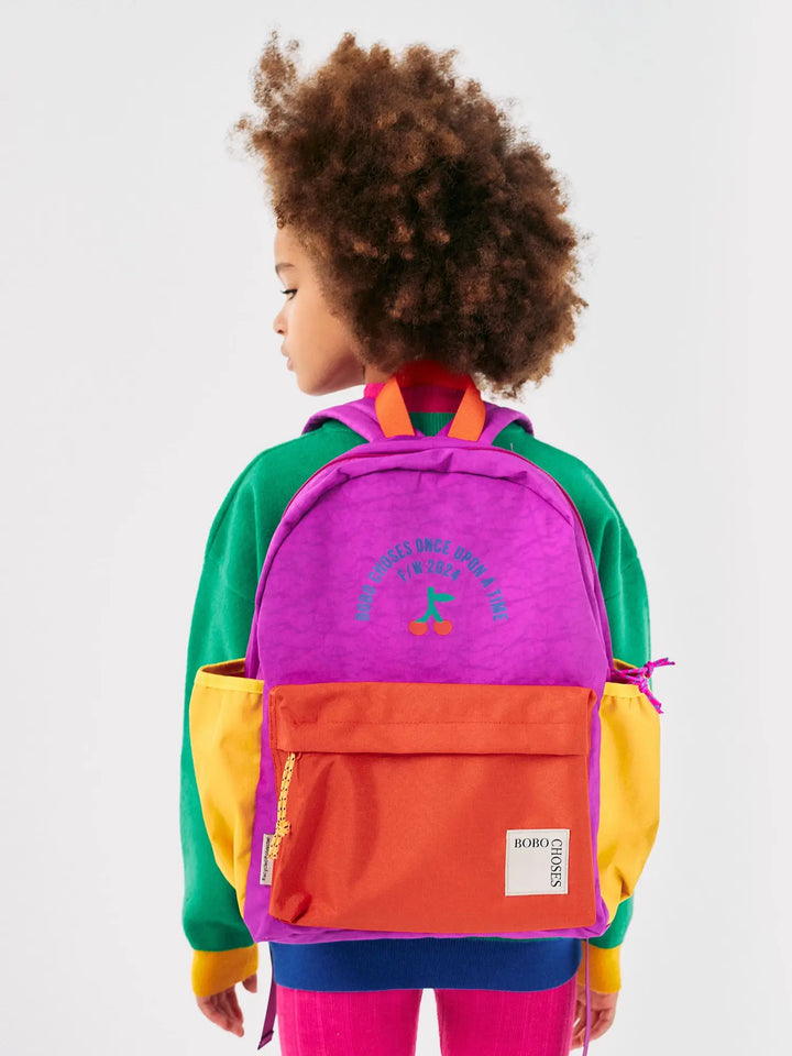 Bobo Cherry Color Block Backpack