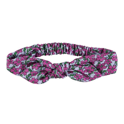 Piupiuchick headband w/ bow lilac flowers