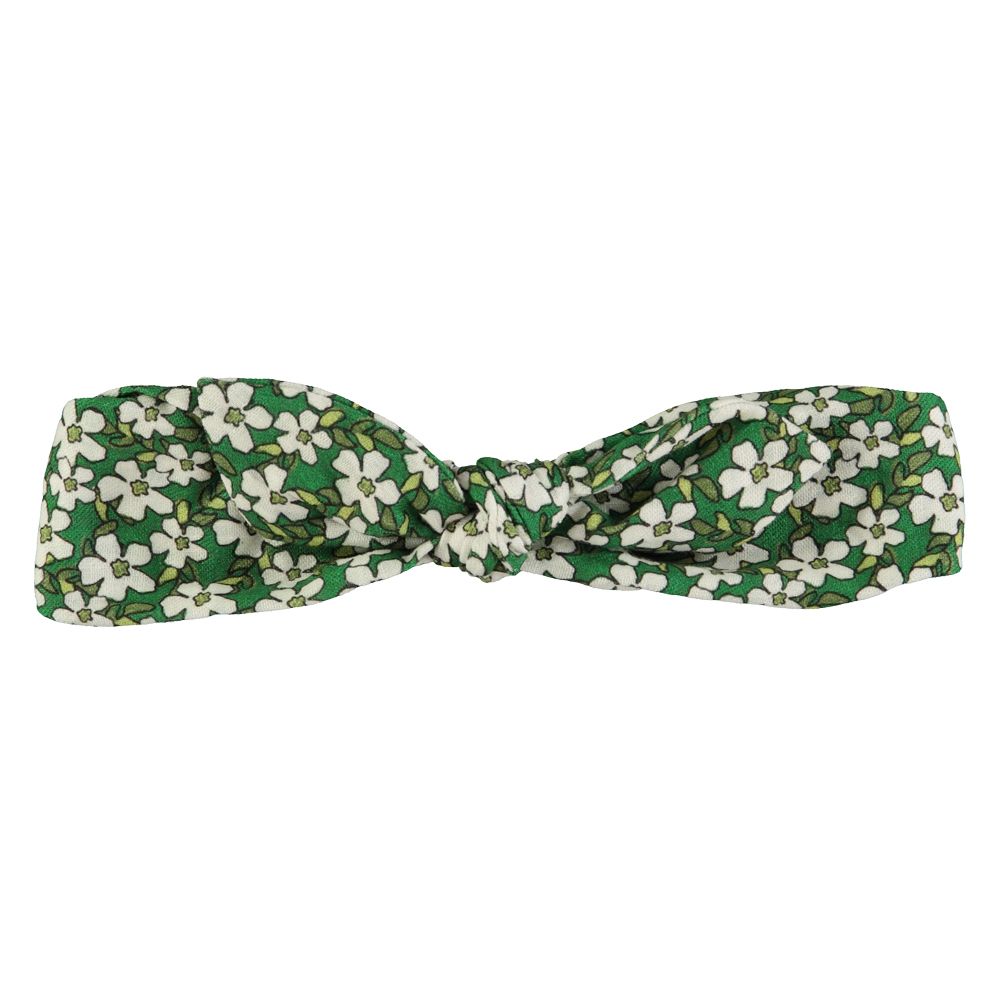 Piupiuchick headband w/ bow green flowers