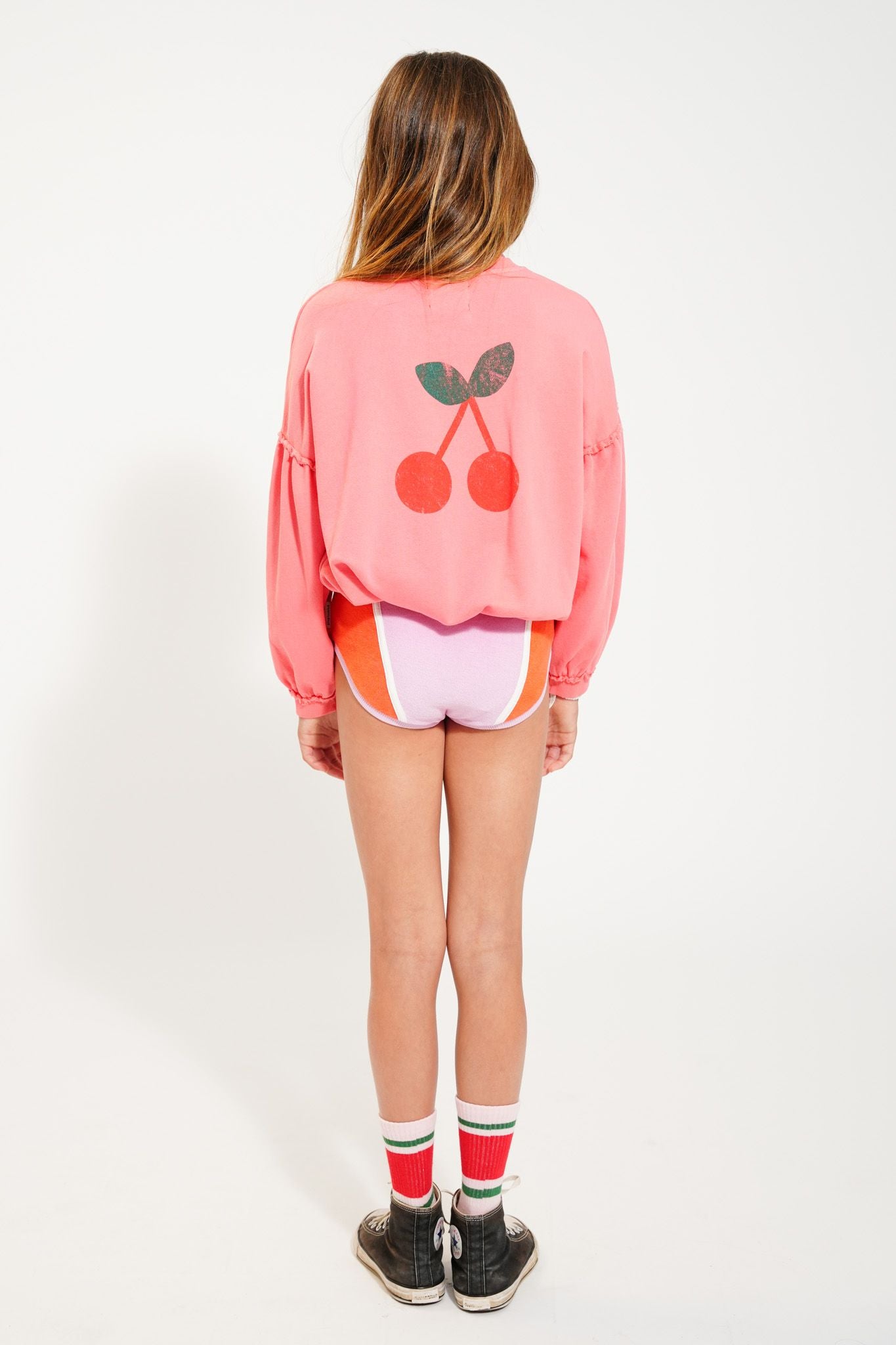 Sweatshirt | pink w/ "senior" print