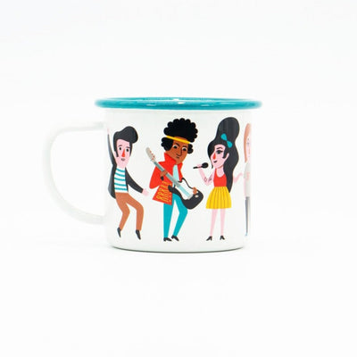 "Music lover" enamel mug 