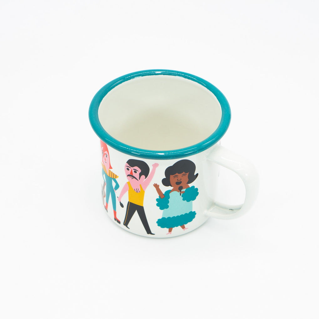 "Music lover" enamel mug 