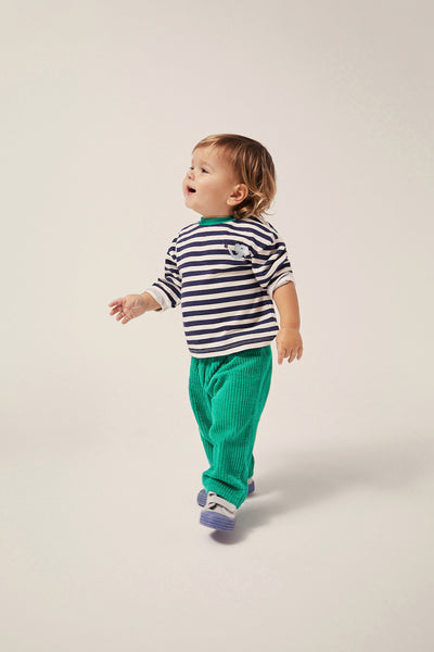 Blue Stripes Long Sleeves Baby T´shirt