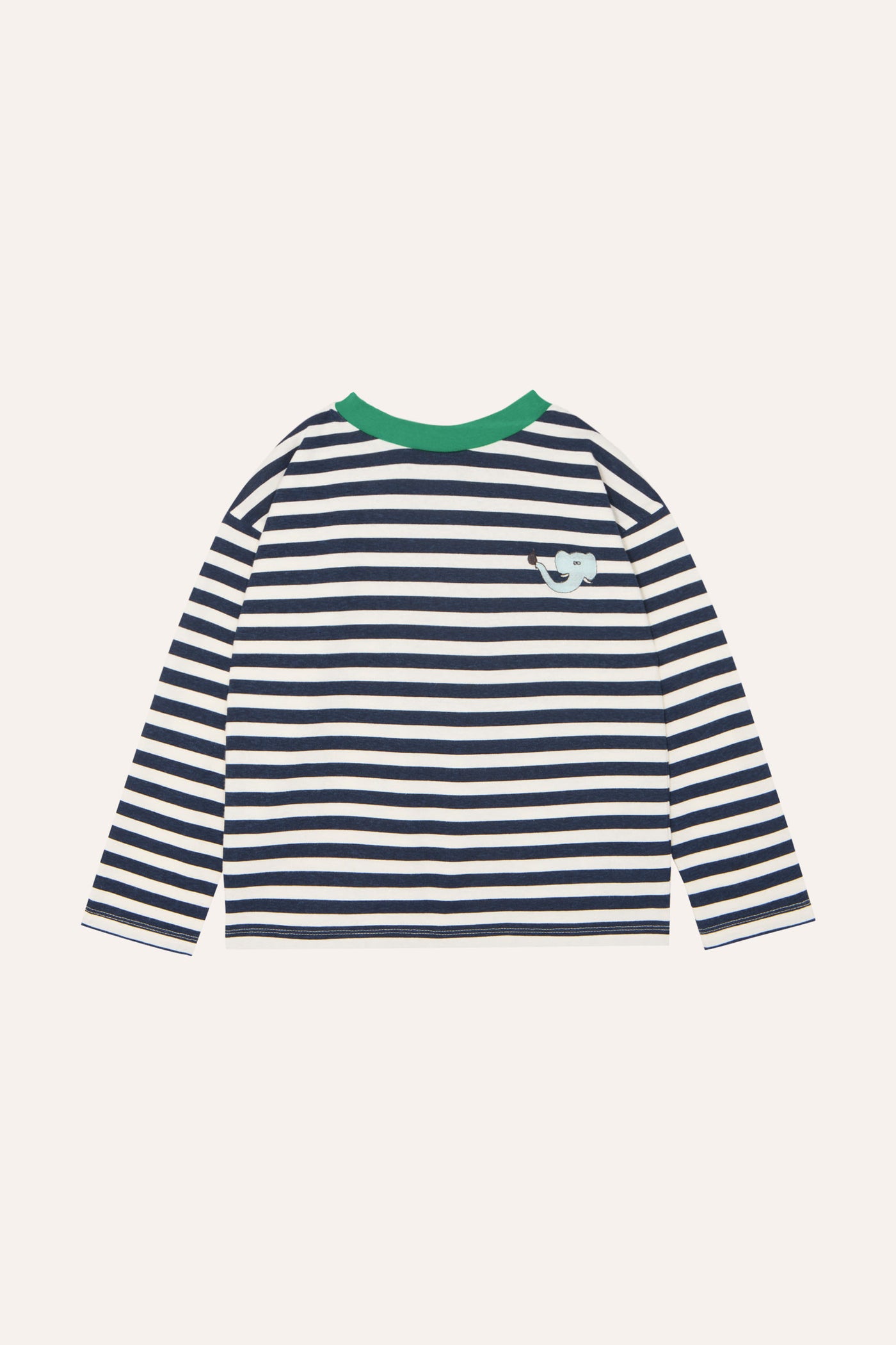 Blue Stripes Ling Sleeve Kids Tshirt