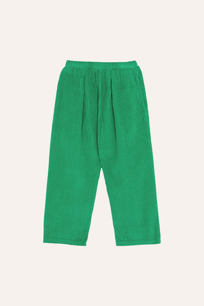 Green Corduroy Kids Trousers