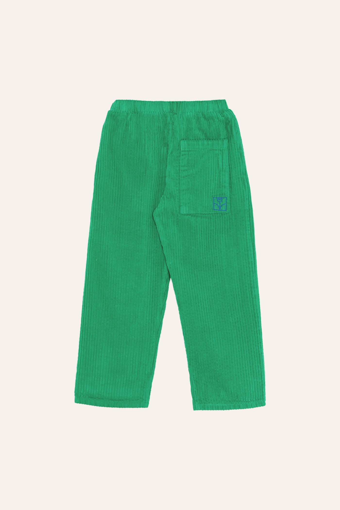 Green Corduroy Kids Trousers