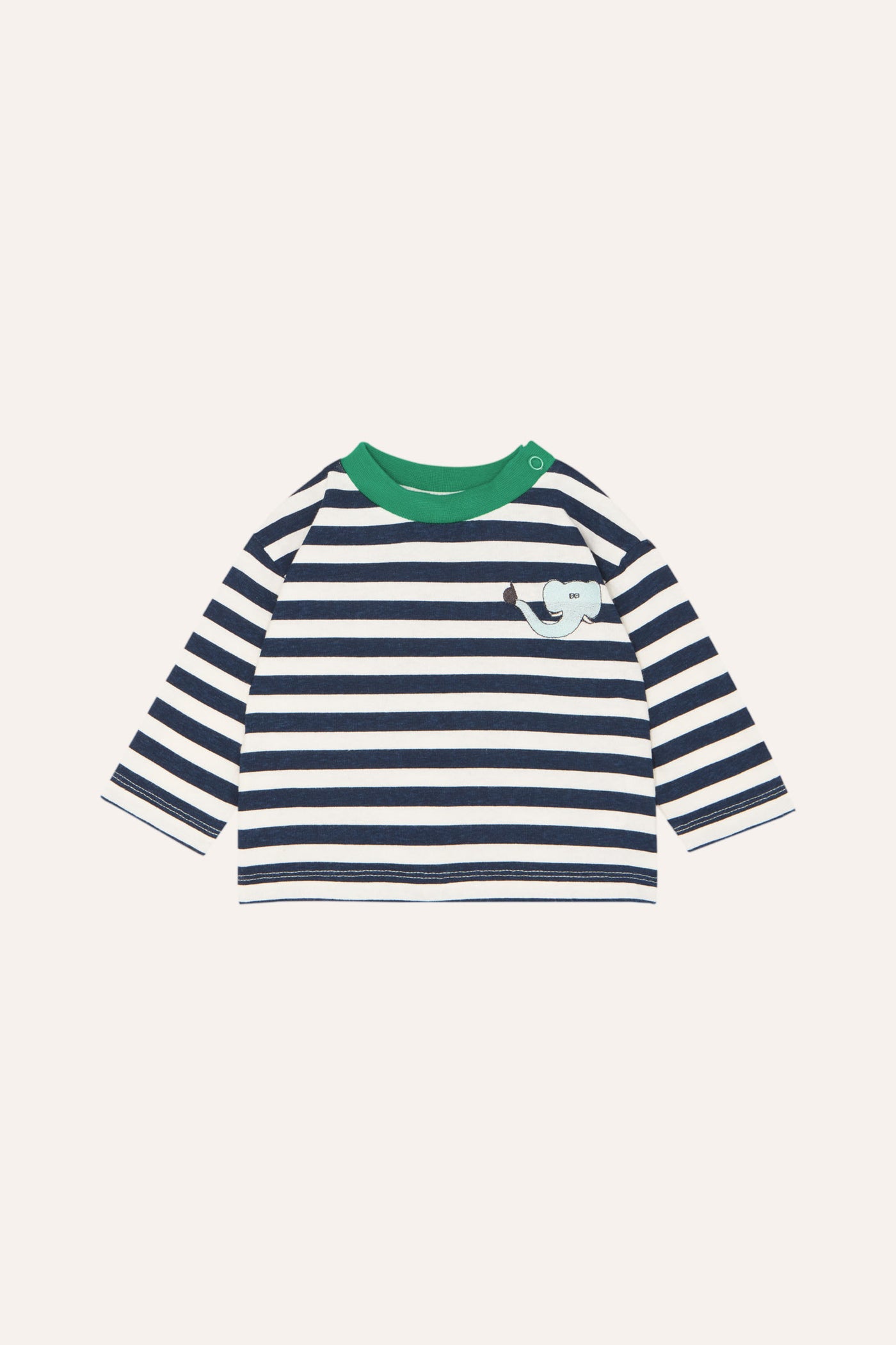 Blue Stripes Long Sleeves Baby T´shirt