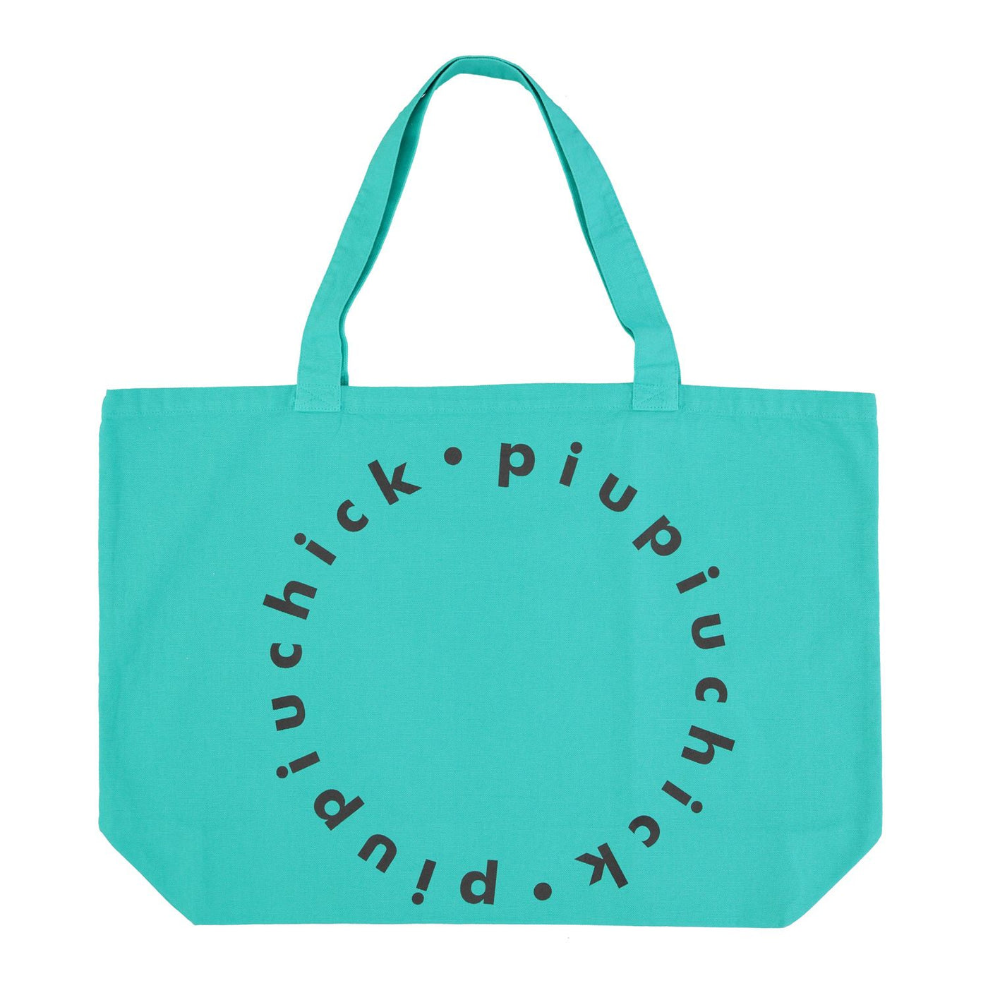 XL logo bag / turquoise