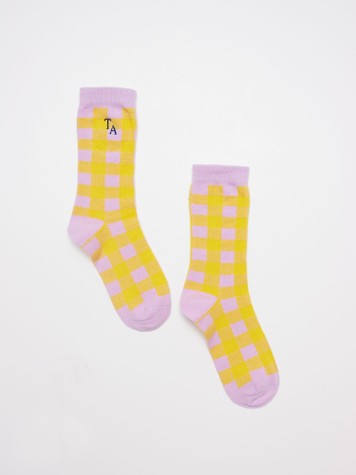 Gingham socks