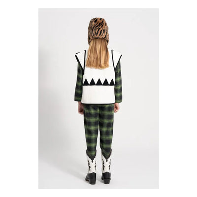 Trousers green&black checkered