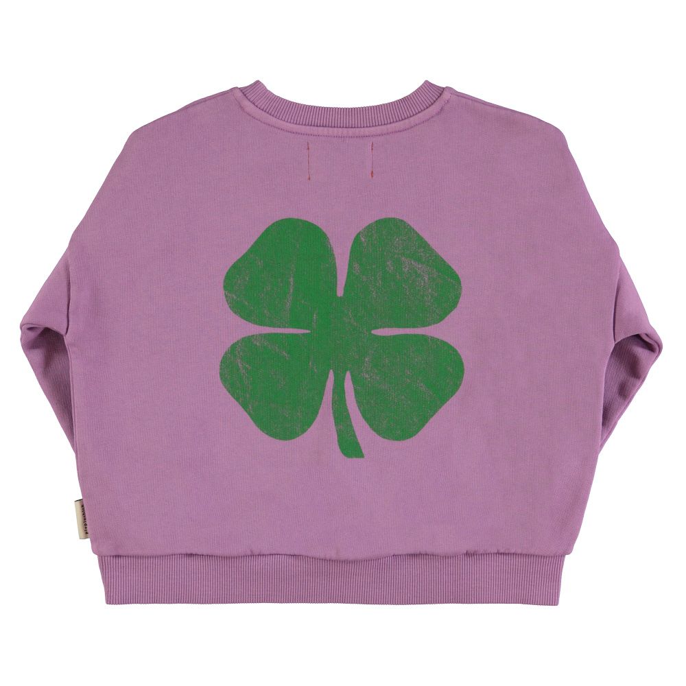 Piupiuchick sweatshirt mauve w/ "lucky luke" print