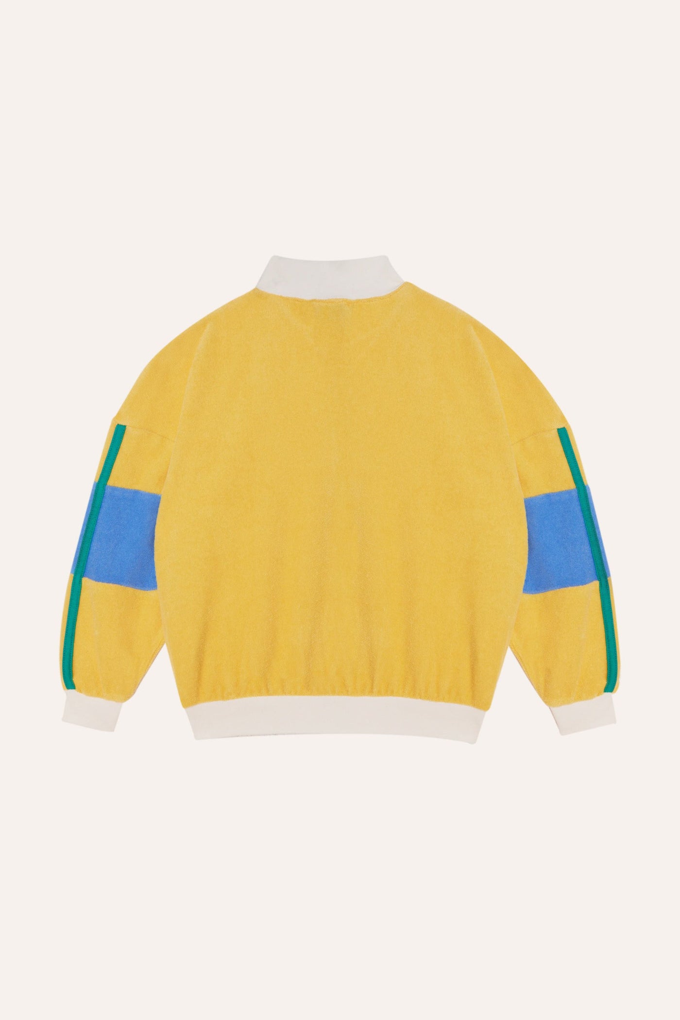 Sudadera amarilla Color Block