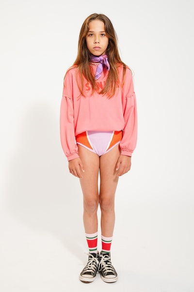 Sweatshirt | pink w/ "senior" print