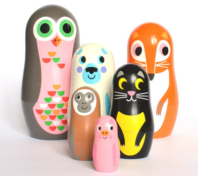 OMM Design Matryoshka animals 2