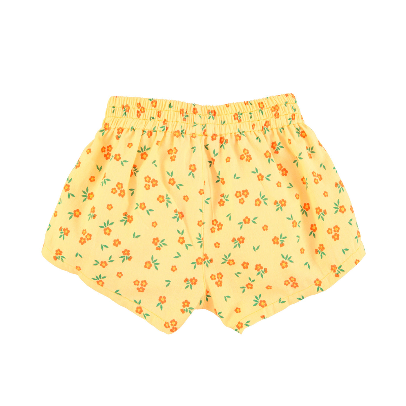 shorts | yellow flowers