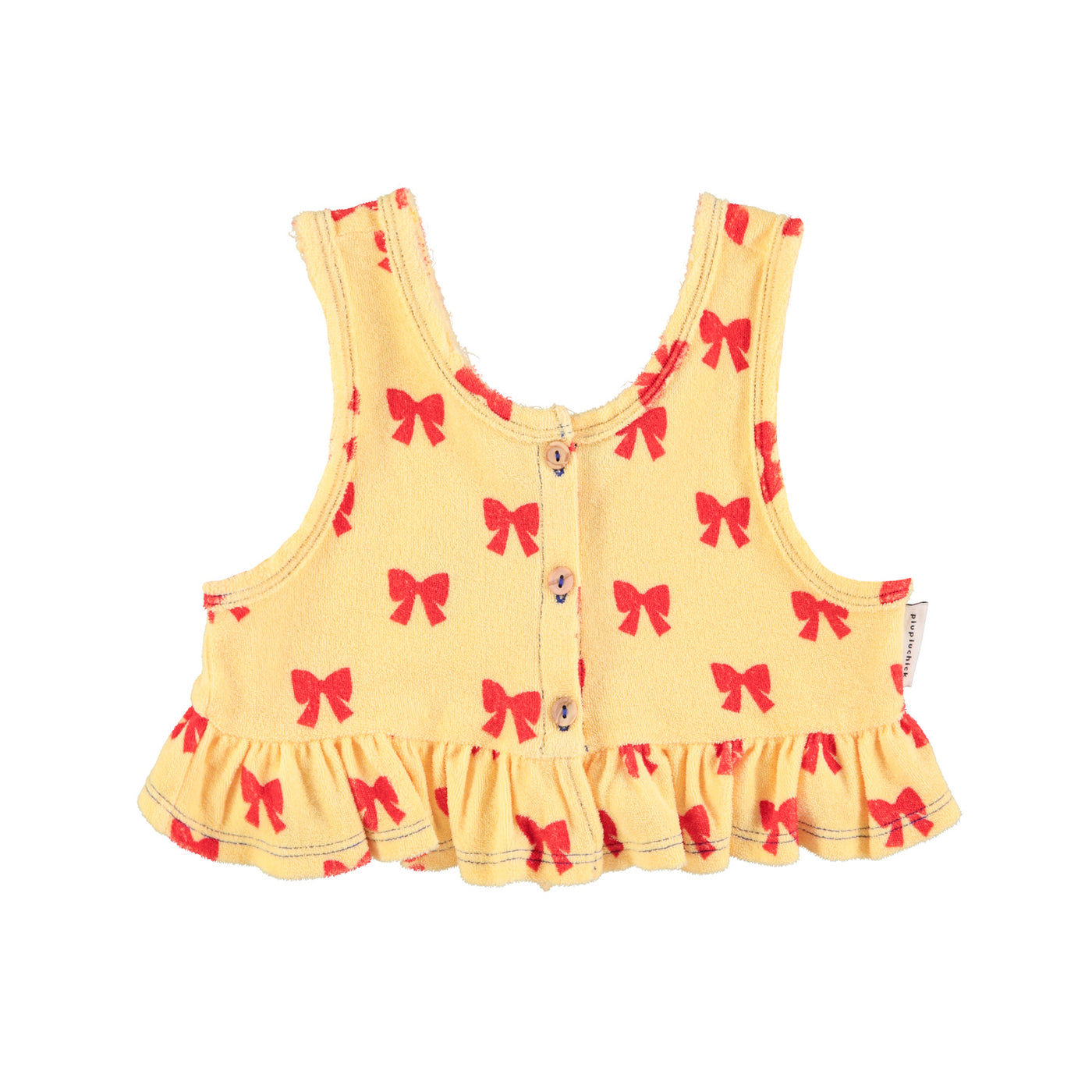 top | yellow w/ red bows