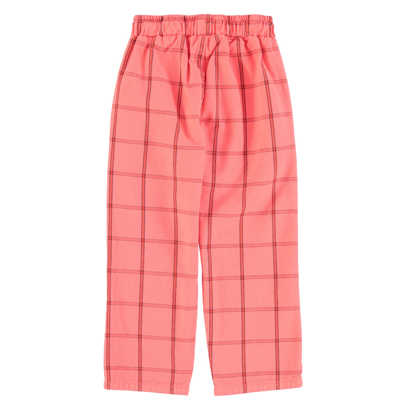 unisex trousers | pink checkered