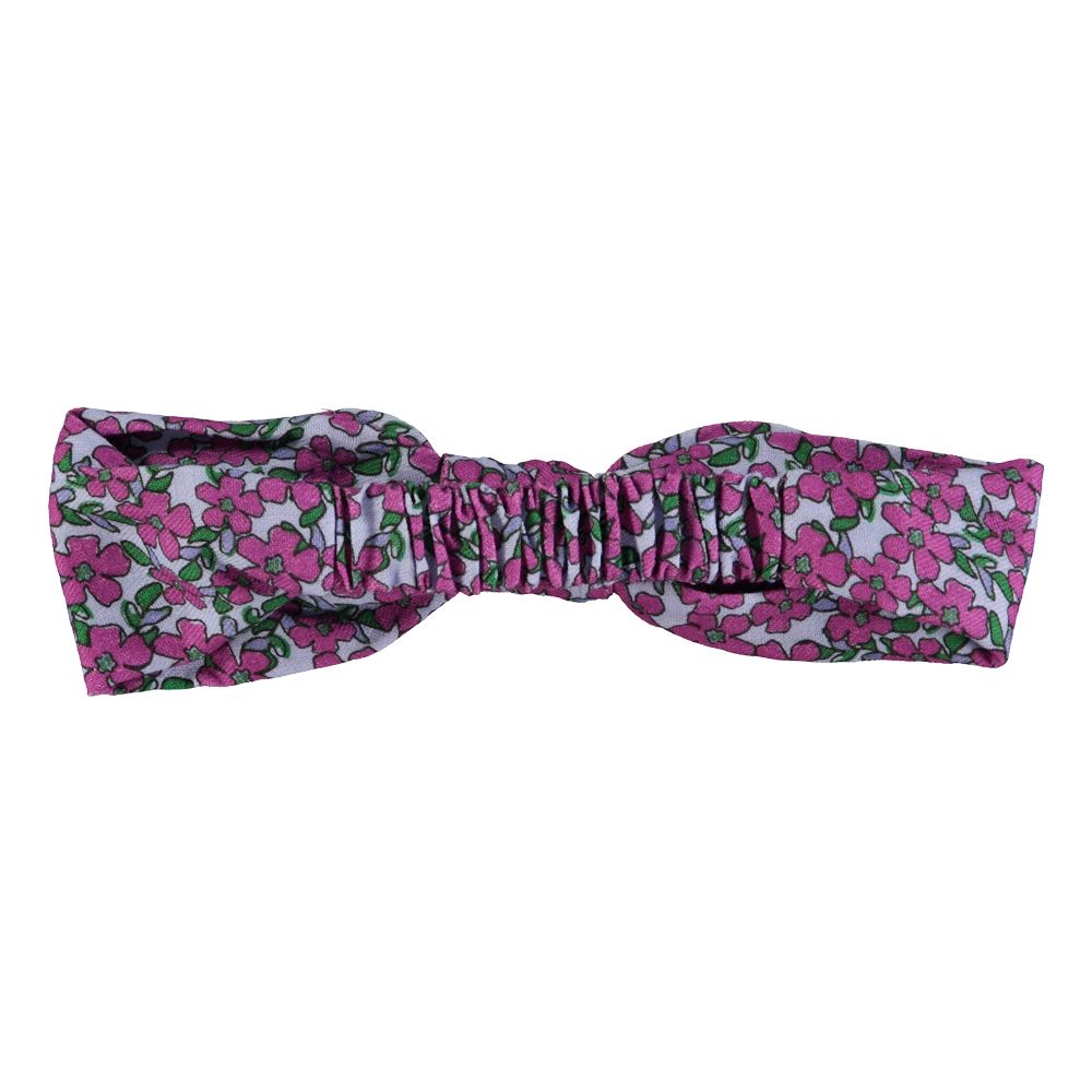 Piupiuchick headband w/ bow lilac flowers