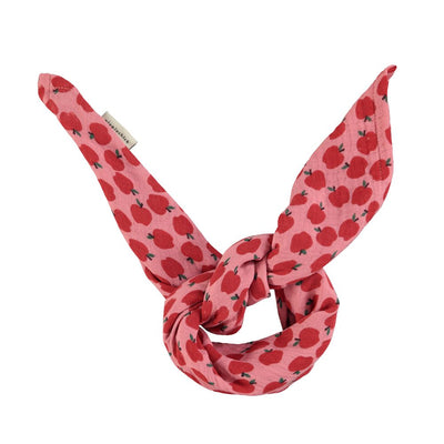 Piupiuchick bandana pink w/ red apples